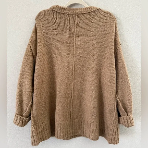 Free People Brookside Tunic Scoop Neck Sweater Small - Picture 5 of 9